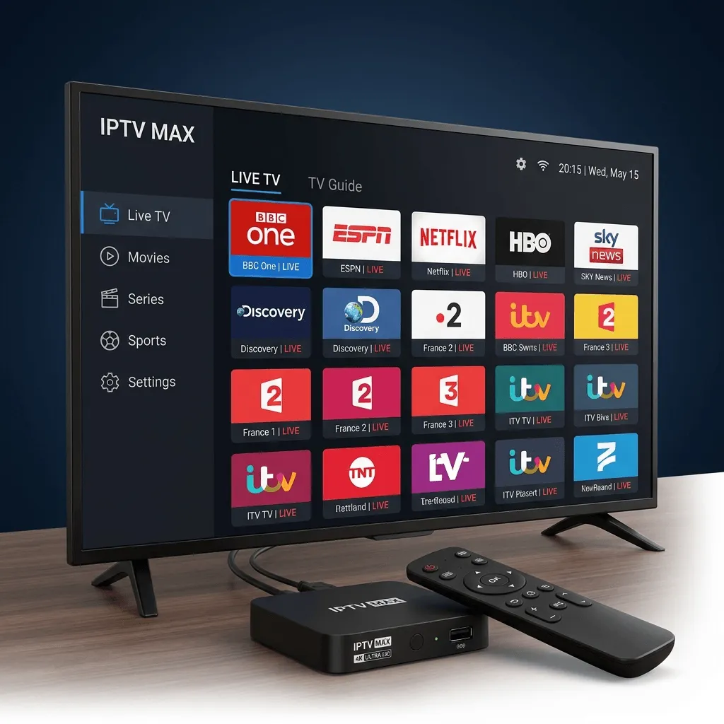 Skycom IPTV Box and Smart TV